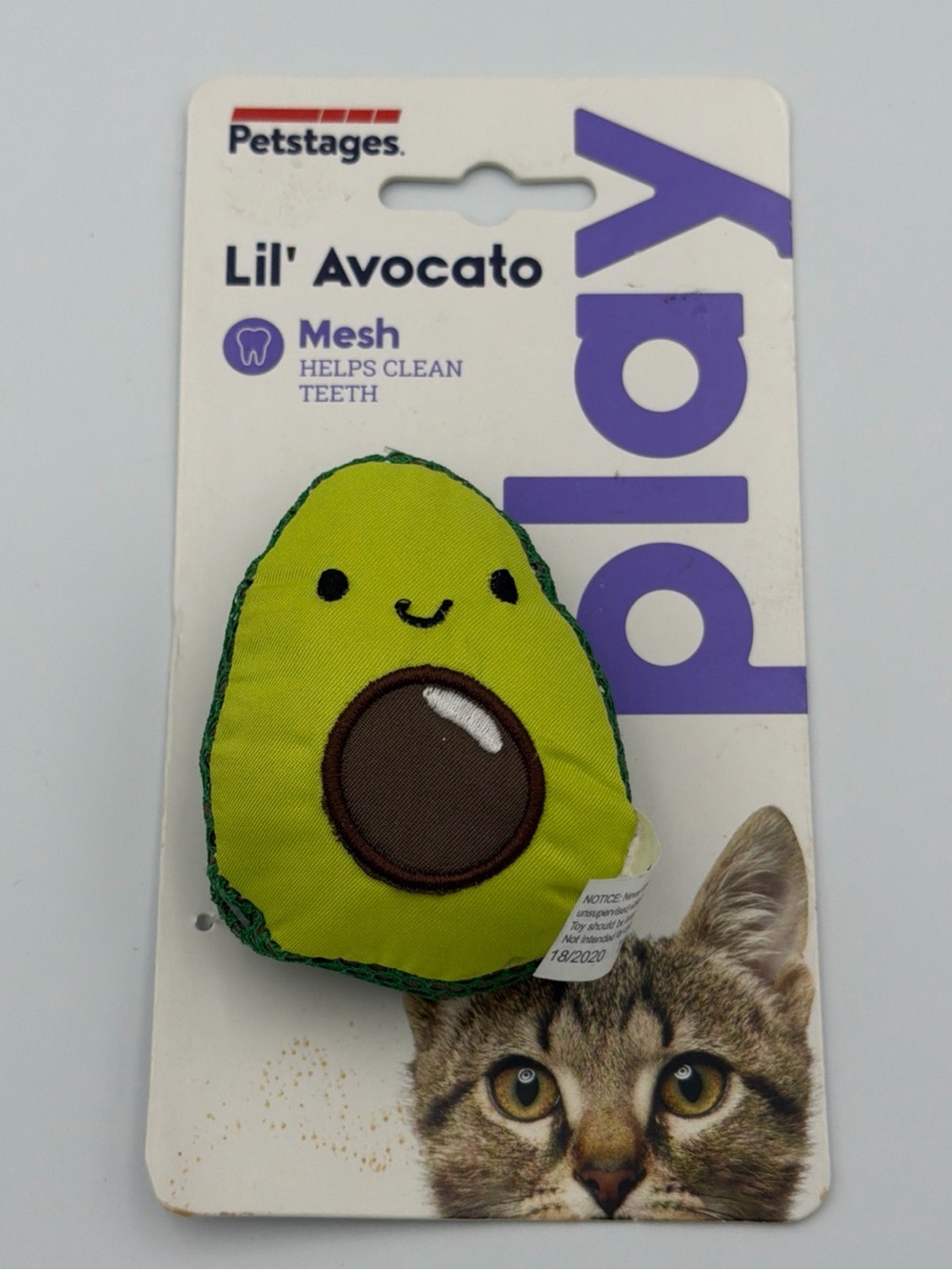 Petstages Lil' Avocado Cat Toy - Green